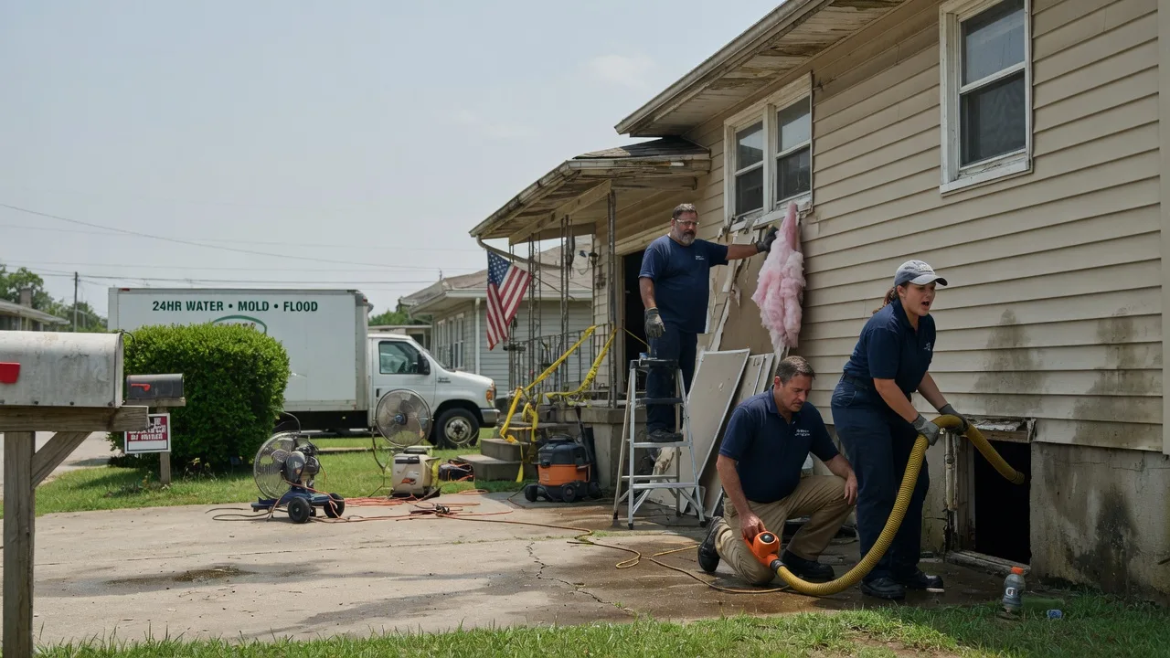Water Damage Repair in Forest, MS near me